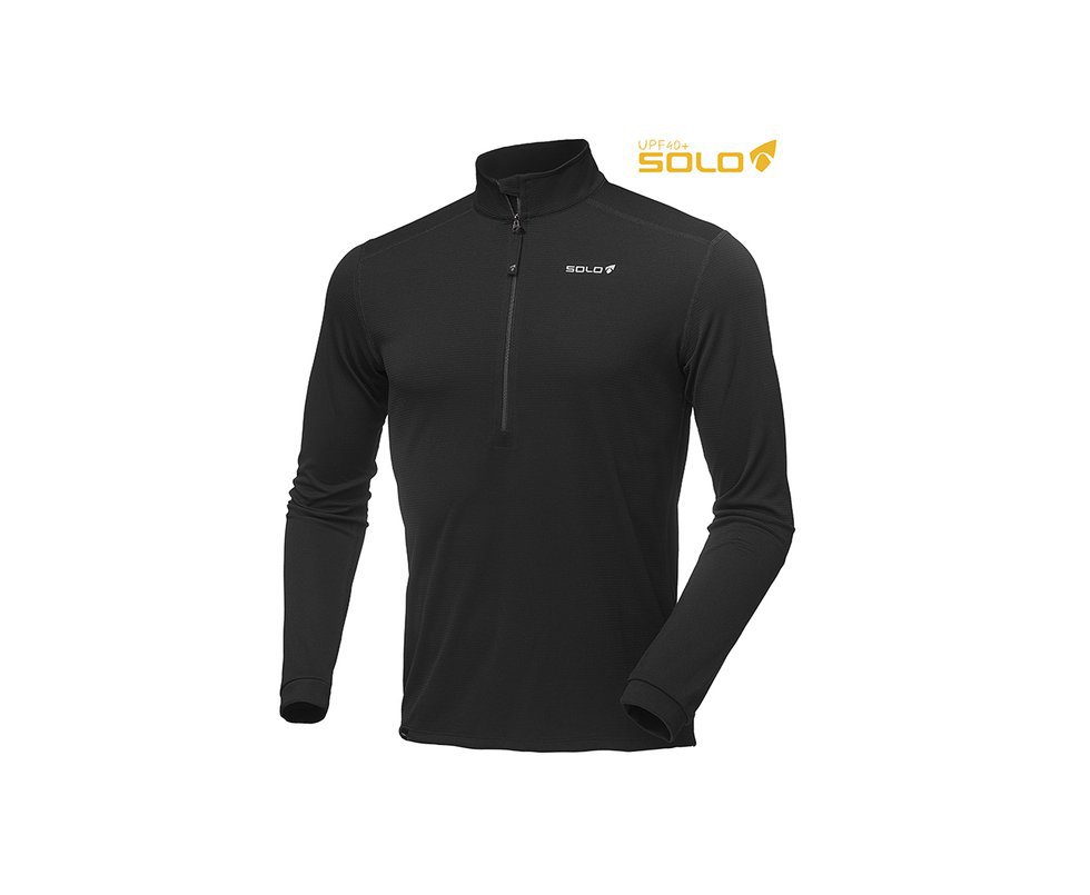 Blusa X-sensor Zip - Preta - Solo