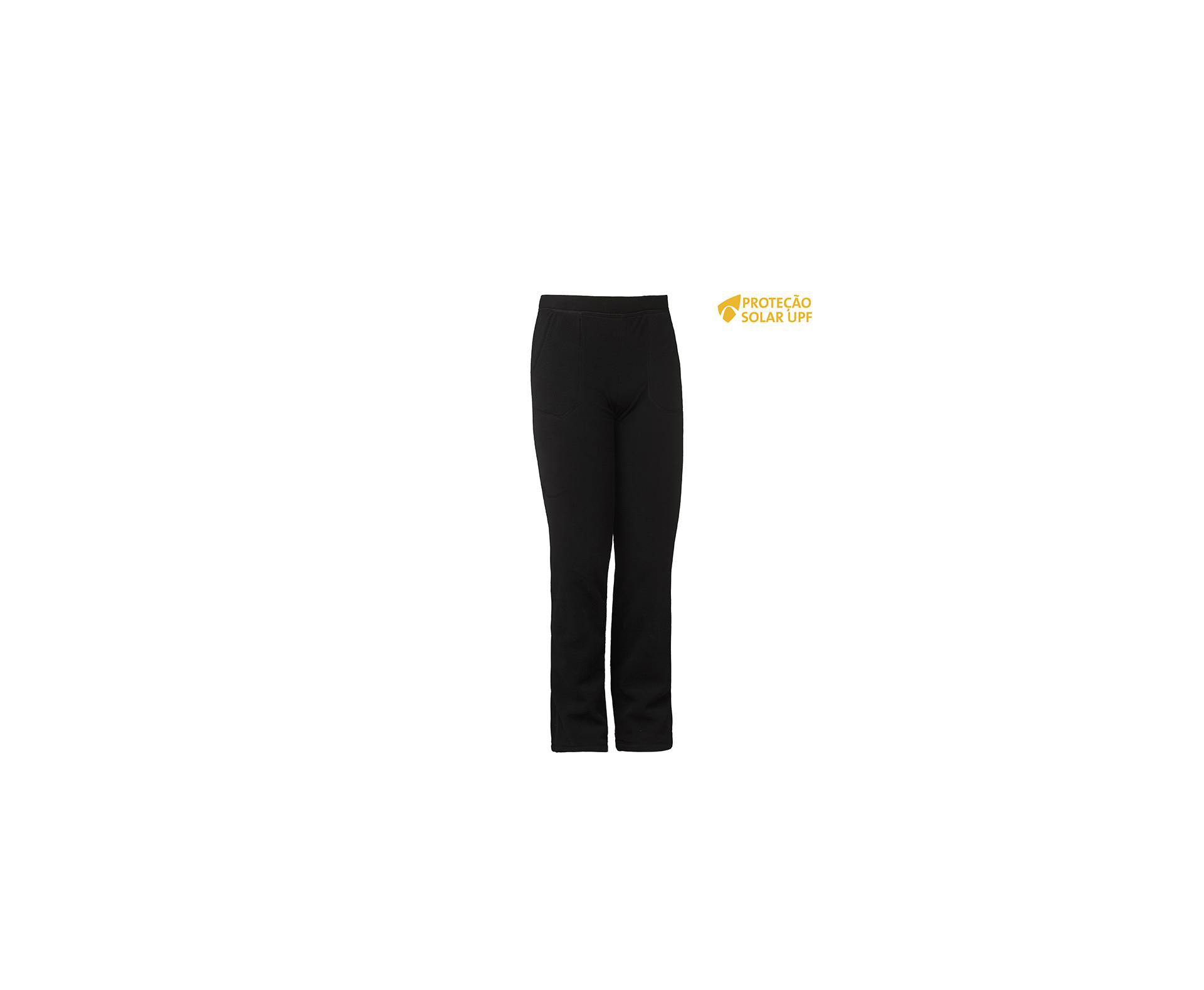 Calça Microfleece Kids - Preto - Solo - 8