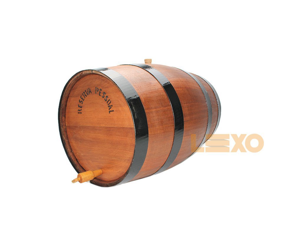 Barril De Jequitibá Vermelho Horizontal 50 Lt - Tanoaria Santo Antônio