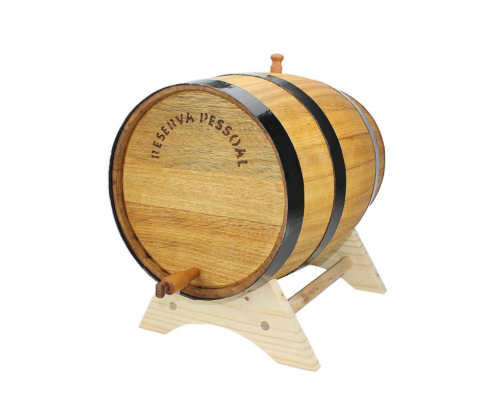 Barril De Umburana Horizontal 50 Lt - Tanoaria Santo Antônio