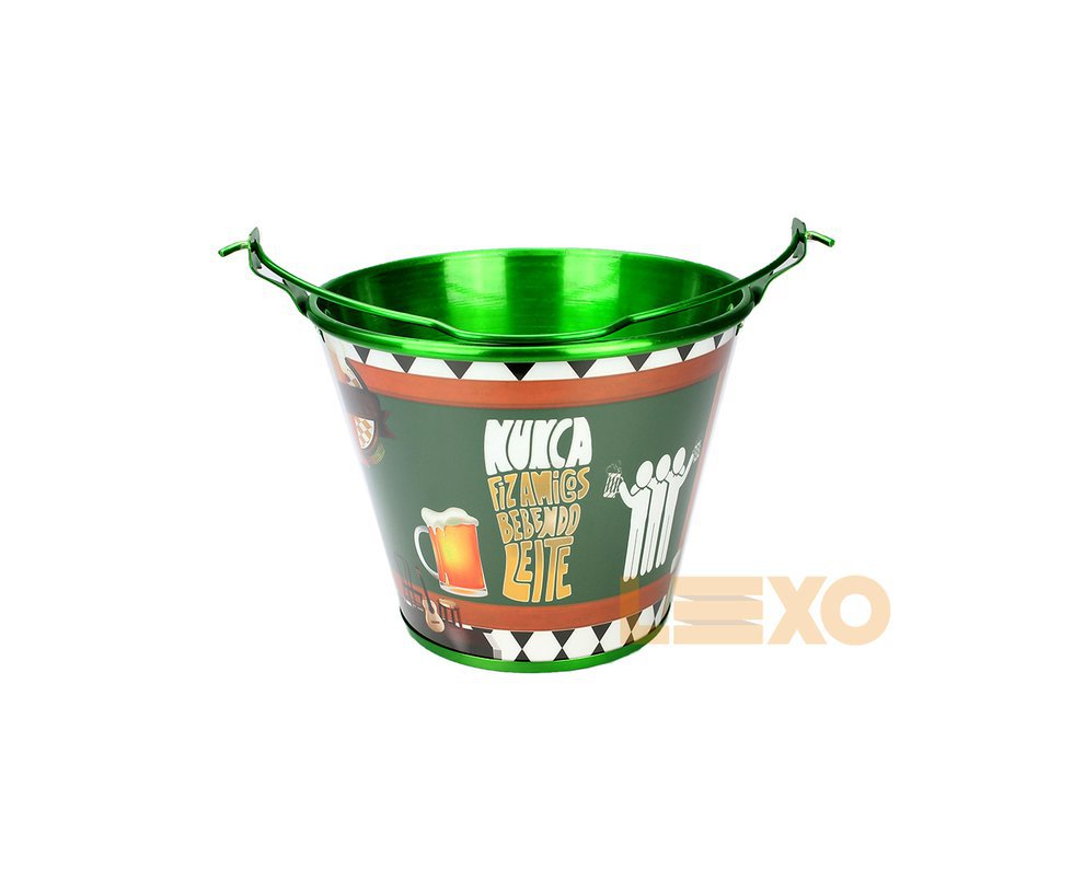 Balde De Alumínio Para Gelo - Amigos - Alumiart Falcão