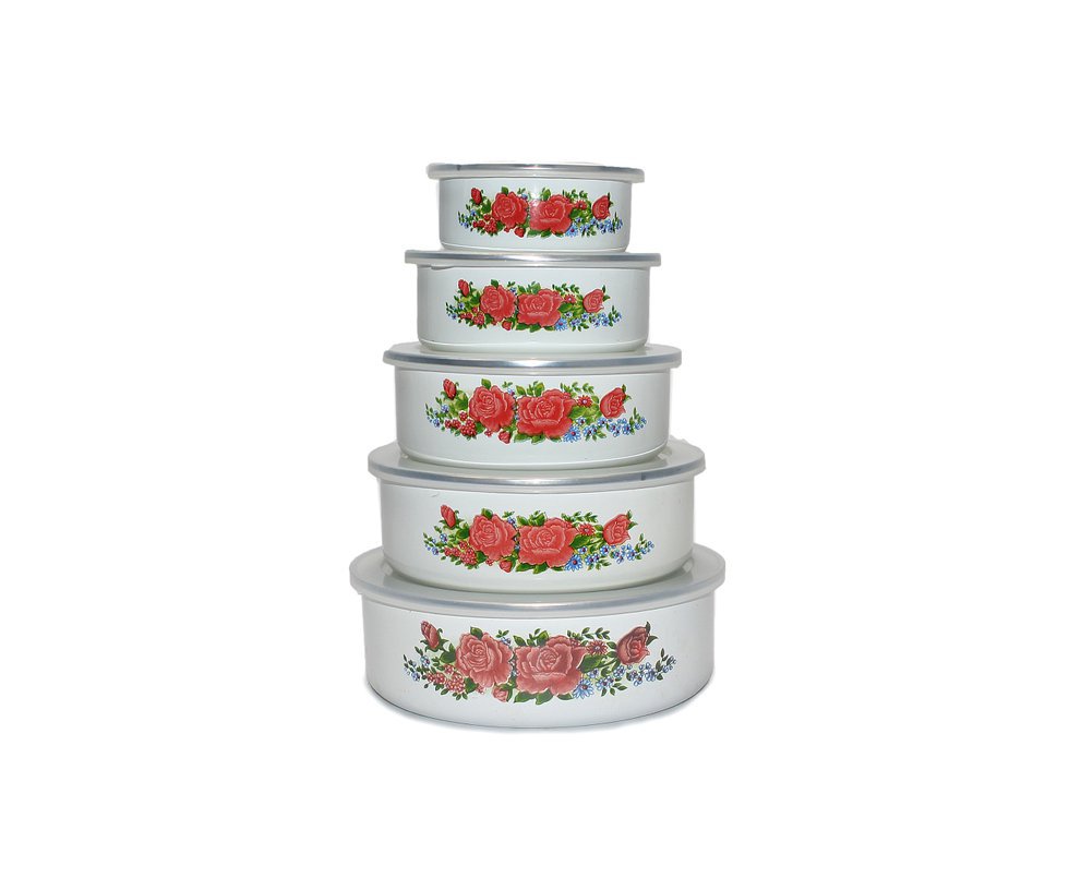 Tigela Casita Esmaltada Jogo Com 5 Peças