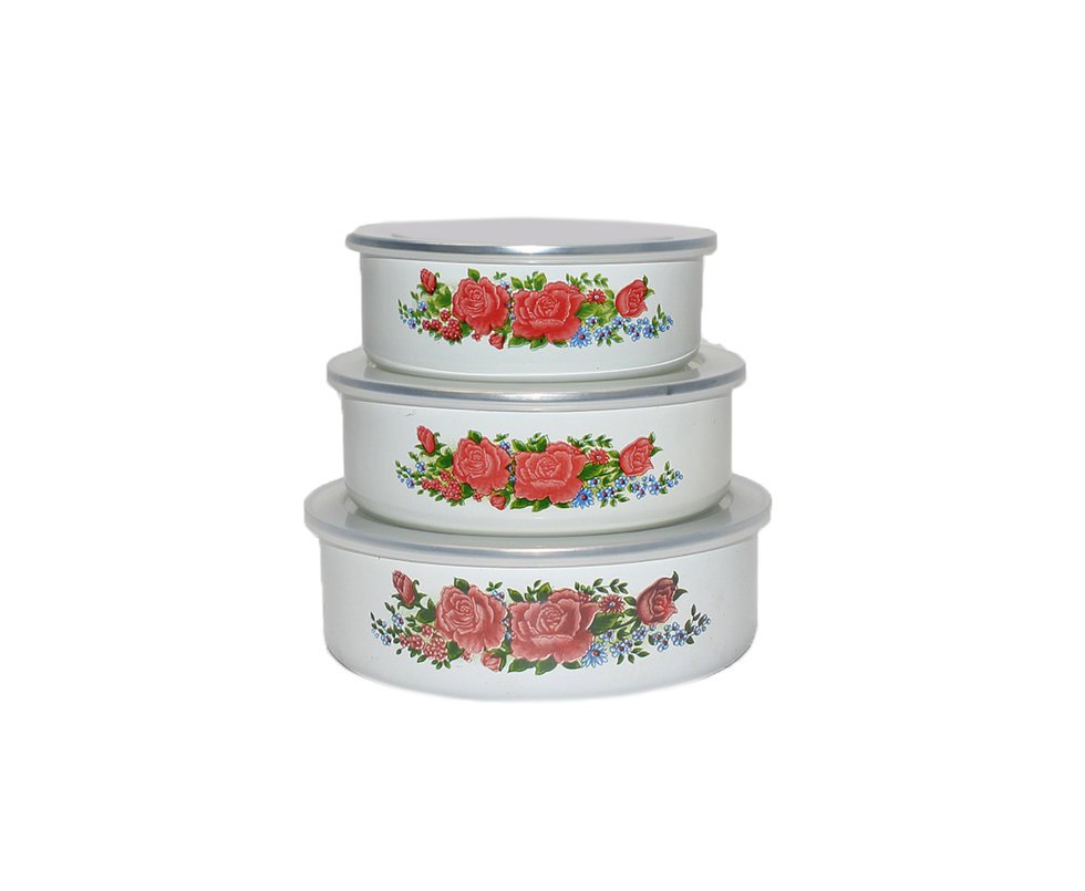 Tigela Esmaltada Jogo Com 3 Peças - Casita