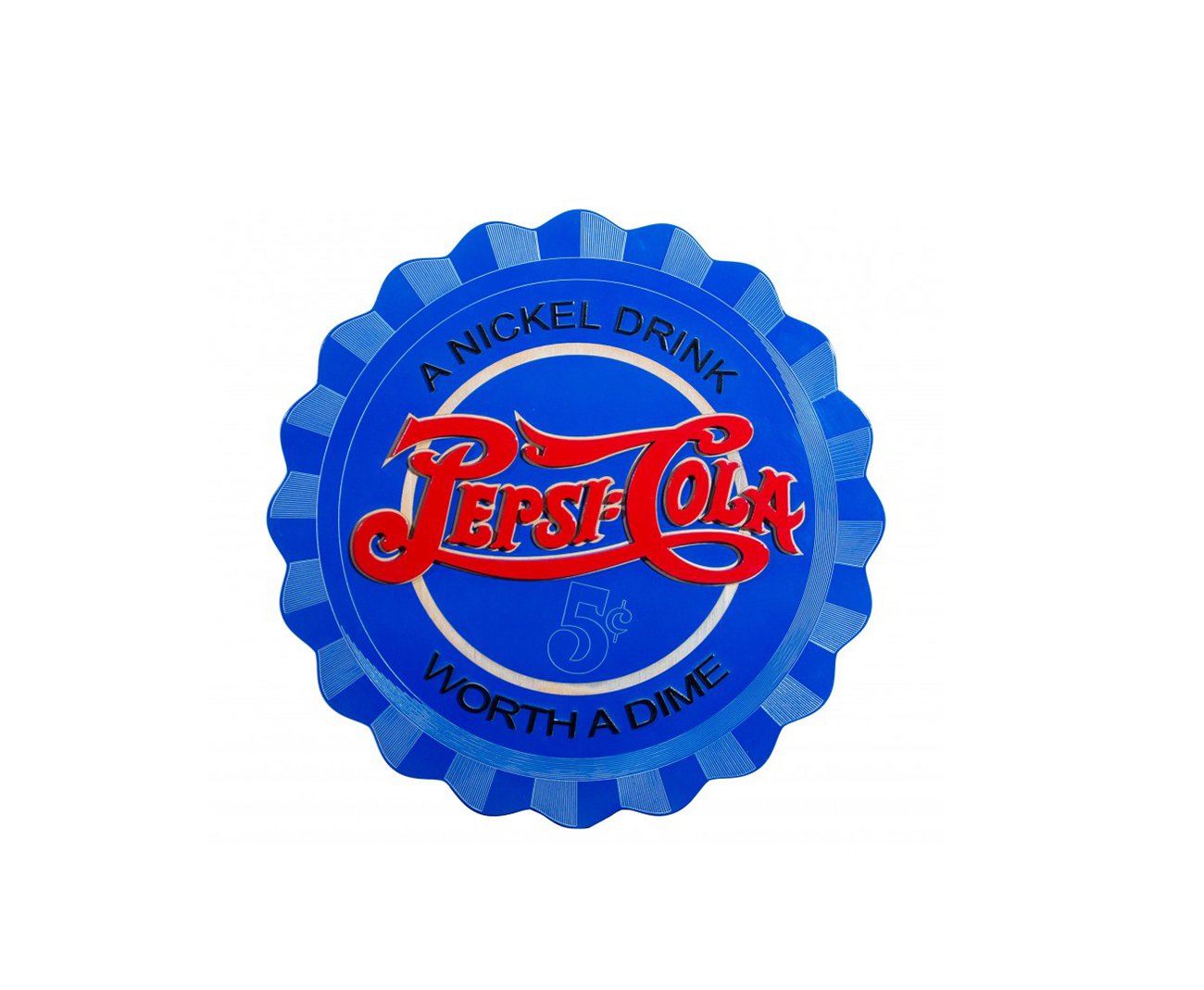 Quadro De Bebida - Pepsi Cola Tampa De Garrafa - Geton