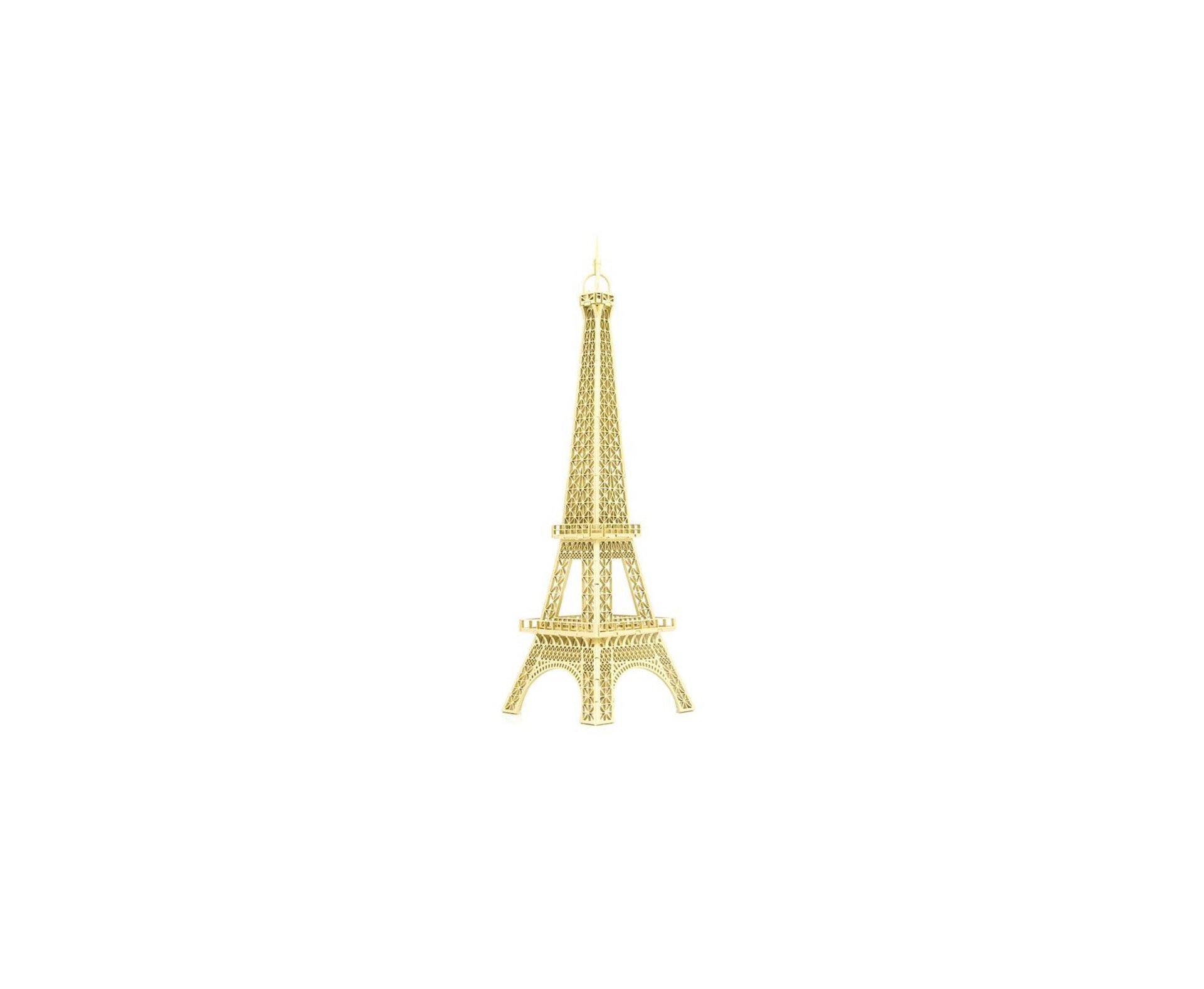 Mini Torre Eiffel Mod 01 - M - Dourado - Geton