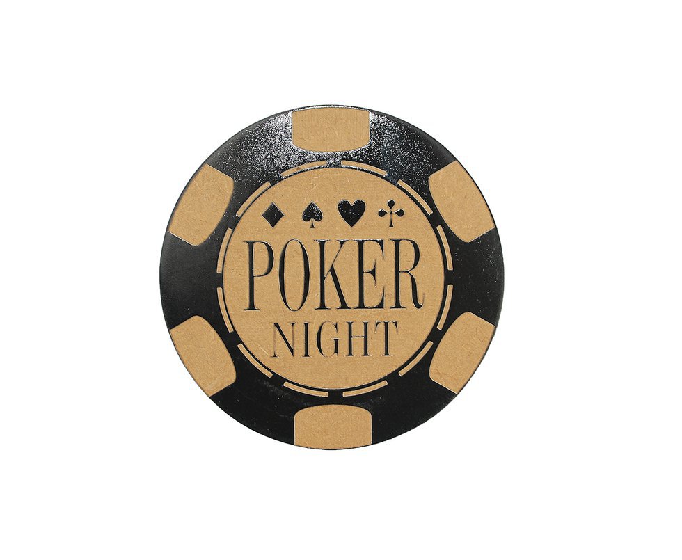 Porta Copo Poker Redondo Preto - Geton