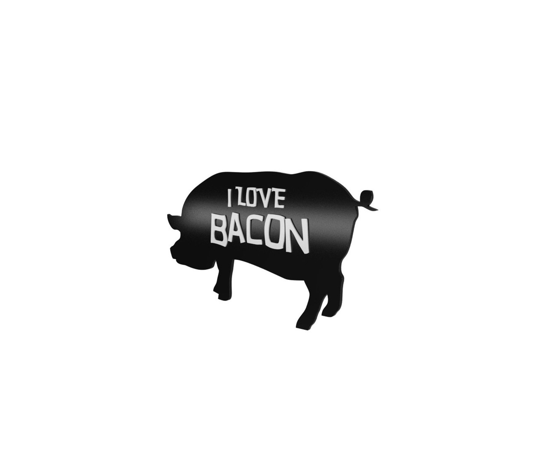 Quadro I Love Bacon - Geton