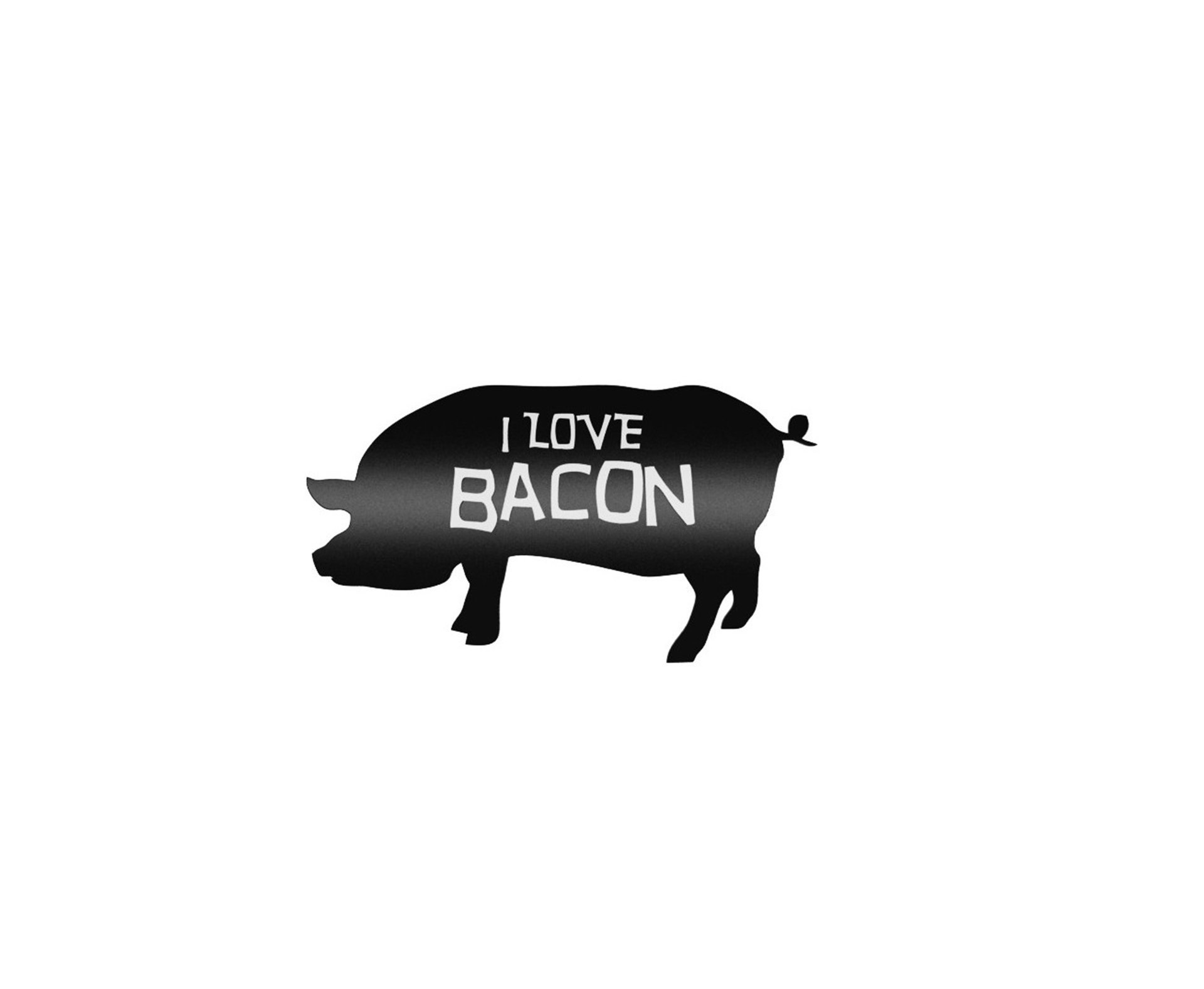 Quadro I Love Bacon - Geton