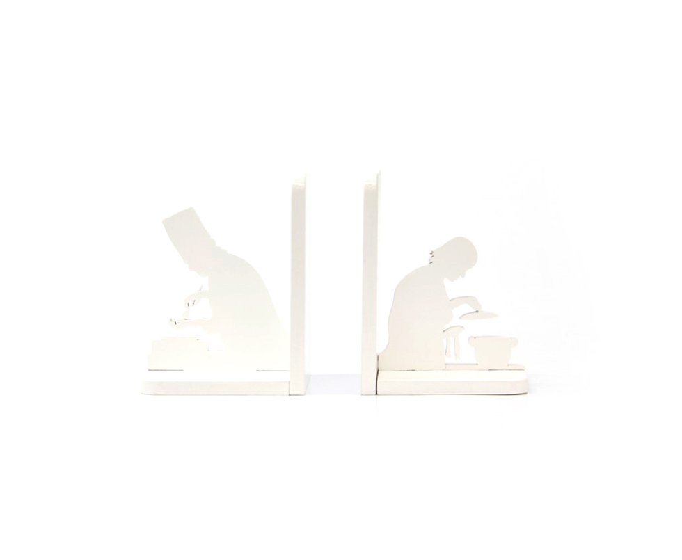 Aparador De Livro Gourmet Branco - Geton