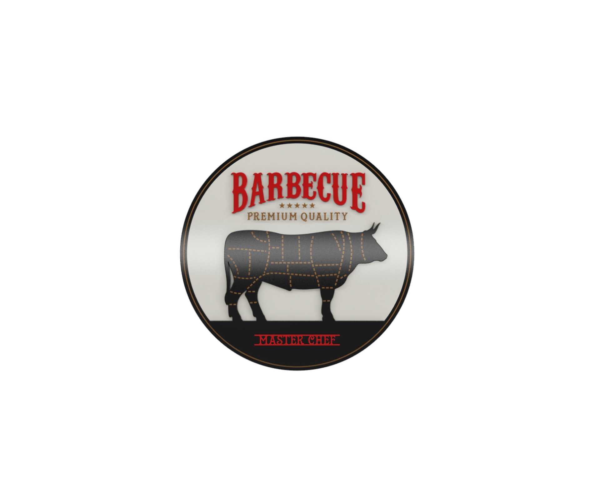 Quadro Decorativo Barbecue 40x40cm - Geton