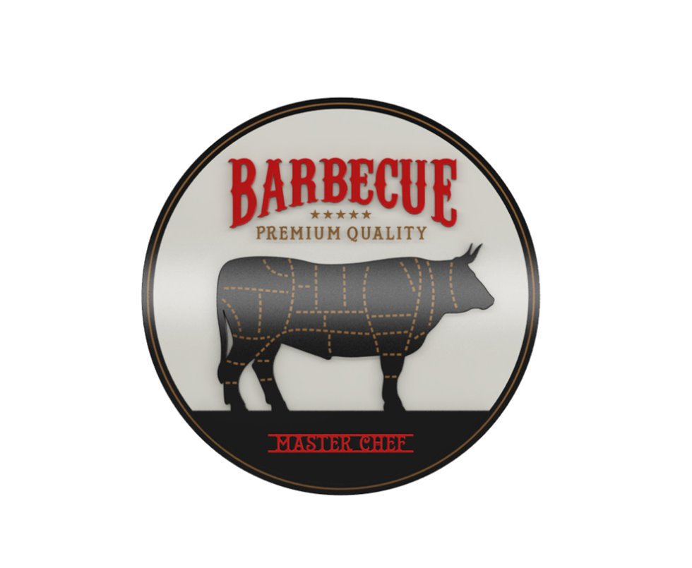 Quadro Decorativo Barbecue 40x40cm - Geton