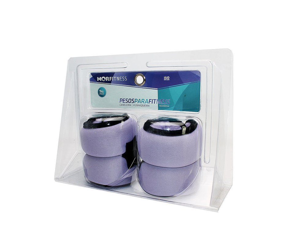 Pesos Para Fitness Caneleira/munhequeira Roxa Ref. 40200014 - Mor