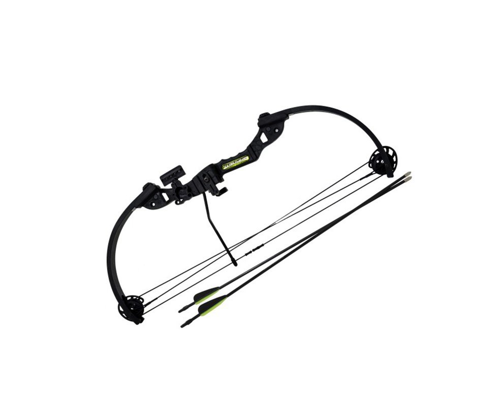 Arco Composto Tom Cat 20-22 Lbs - C/ 2 Flechas 20" - Verde  - Barnett