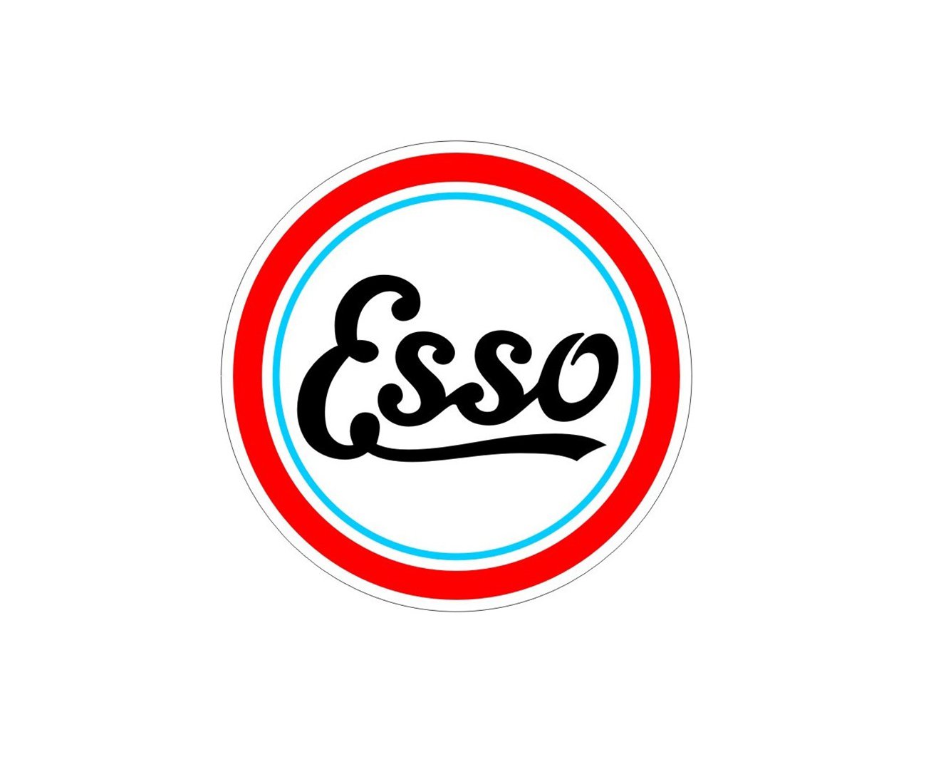 Quadro Logomarca Esso Retro - Geton