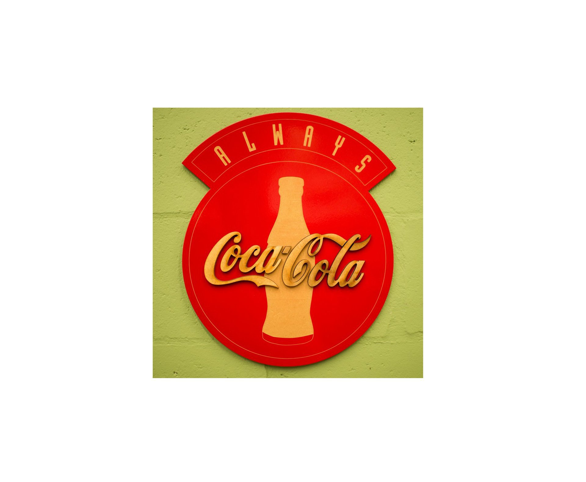 Quadro Decorativo Coca-cola 40 X 34cm - Geton