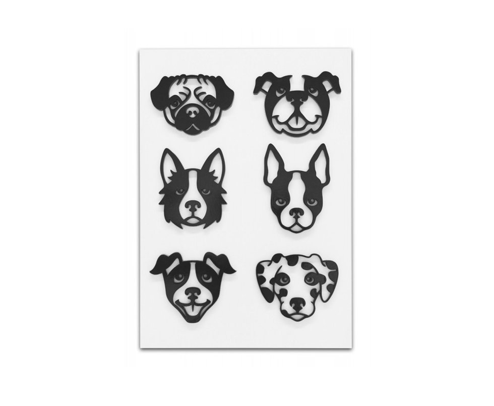 Quadro Geton Placa Cachorros