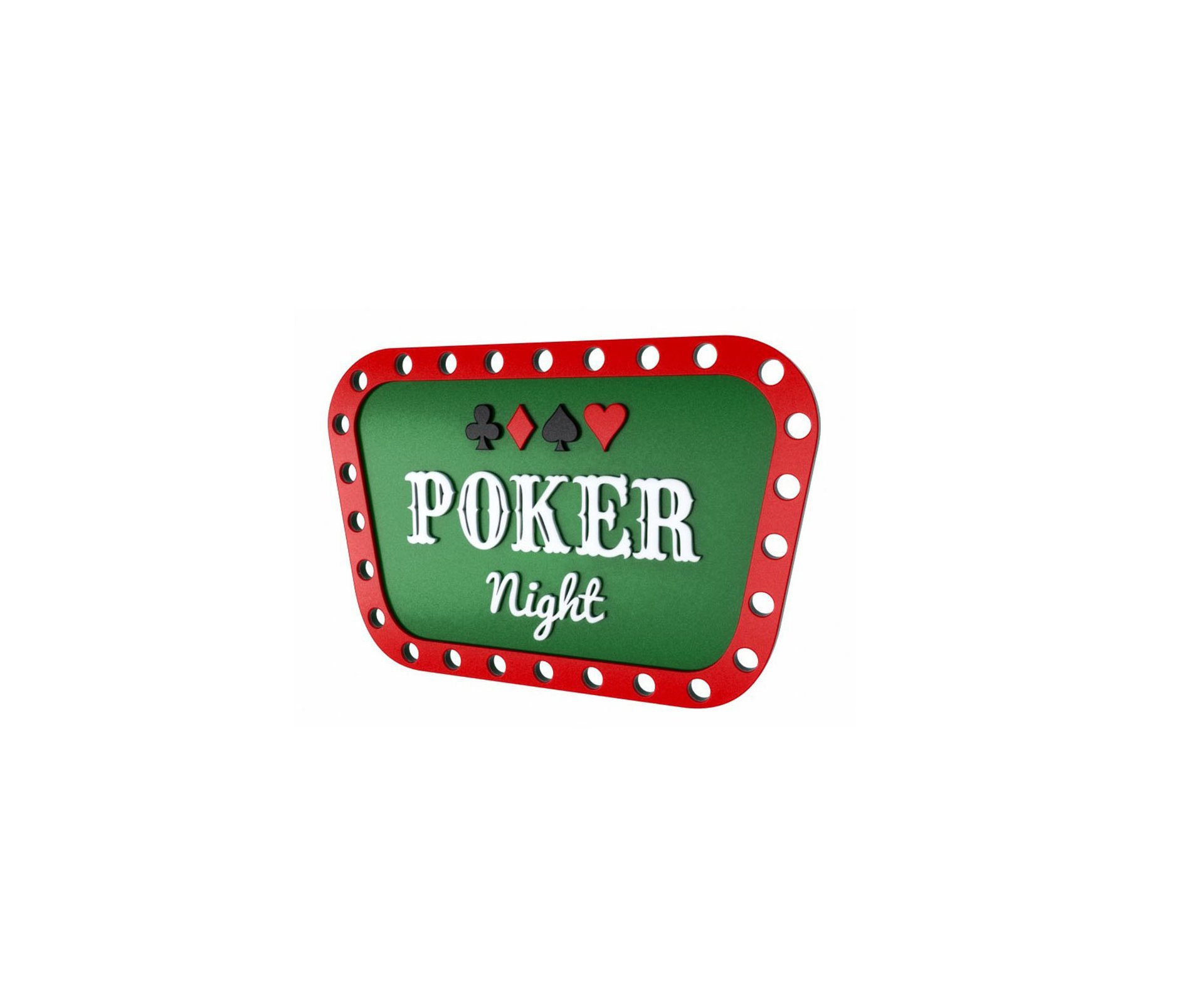 Quadro Poker Night - Geton