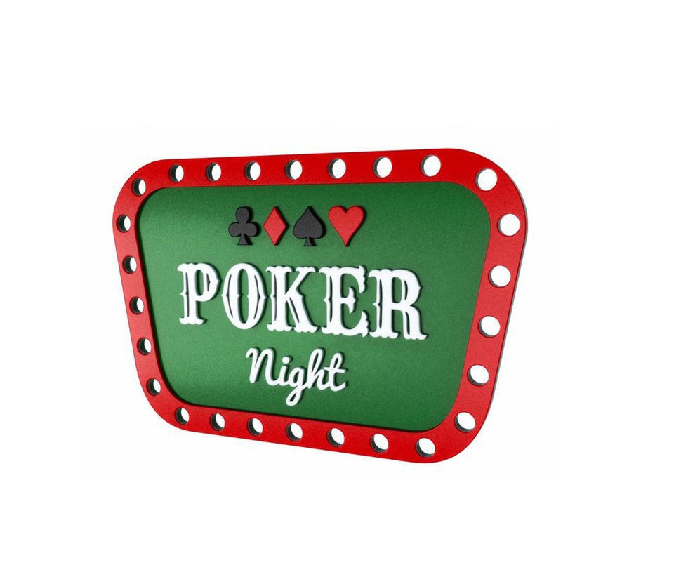 Quadro Poker Night - Geton