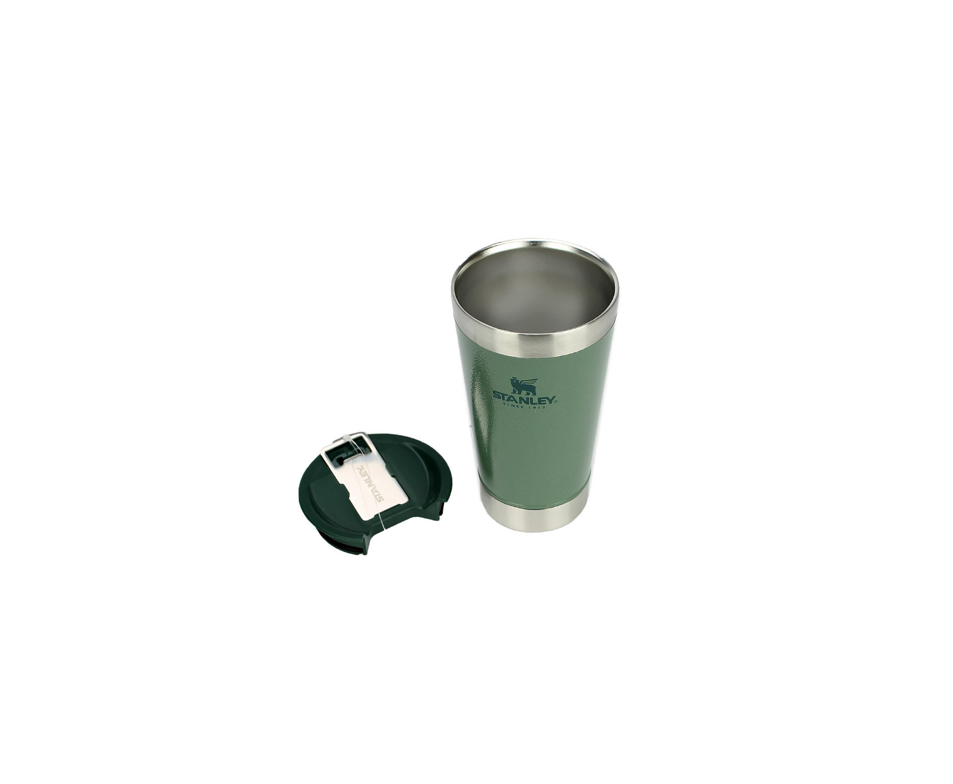 Copo Térmico Cerveja Stanley Inox Verde Com Abridor De Garrafas 473ml