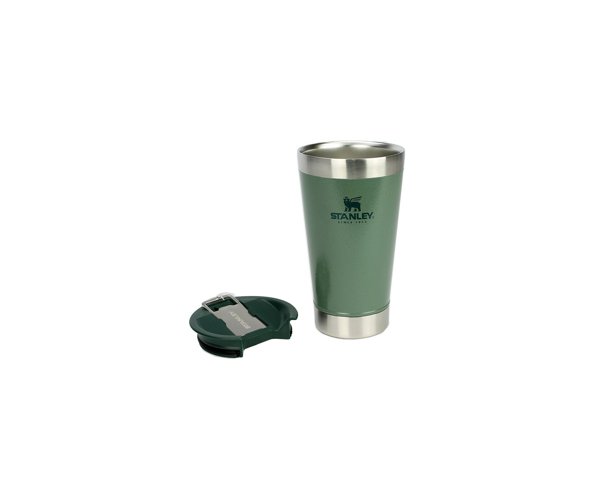 Copo Térmico Cerveja Stanley Inox Verde Com Abridor De Garrafas 473ml