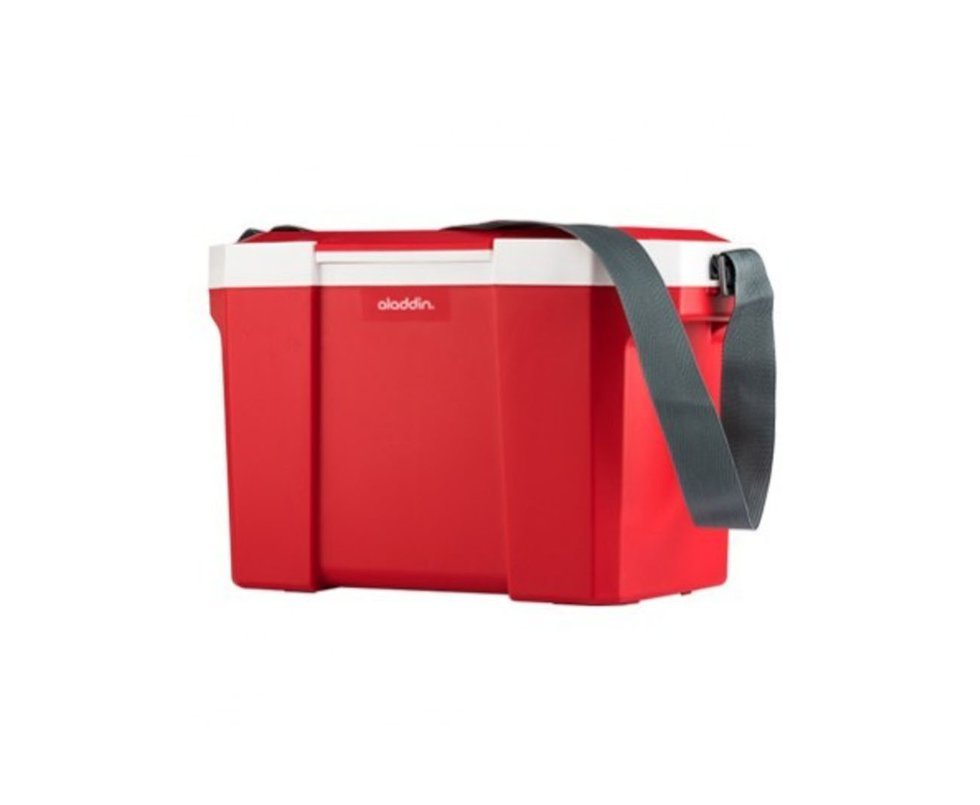 Caixa Termica 24l Vermelho Com Alça - Aladdin