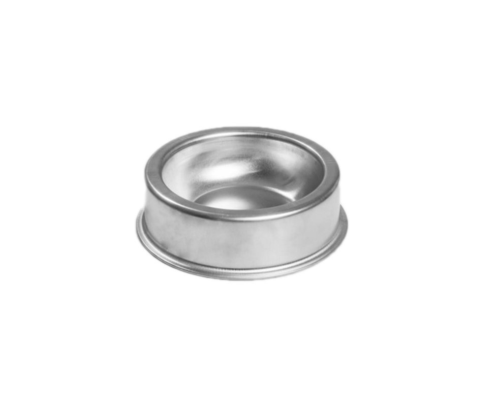 Comedouro Zatti Em Alumínio Para Cão -  Pesado M 1.300 Ml