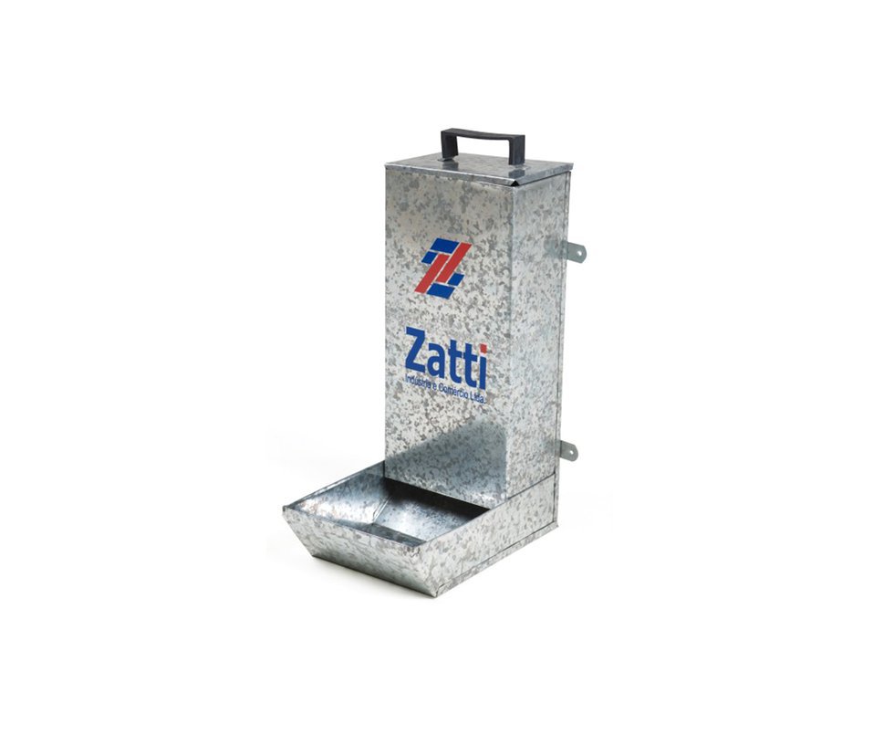 Comedouro Fixo Zatti  Para Cão 0.40 Mm