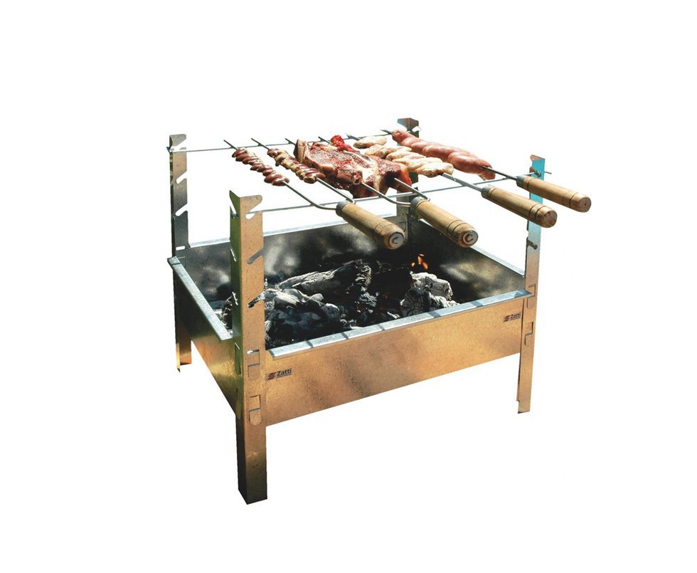 Churrasqueira Zatti Desmontável 60 X 40 X 60cm