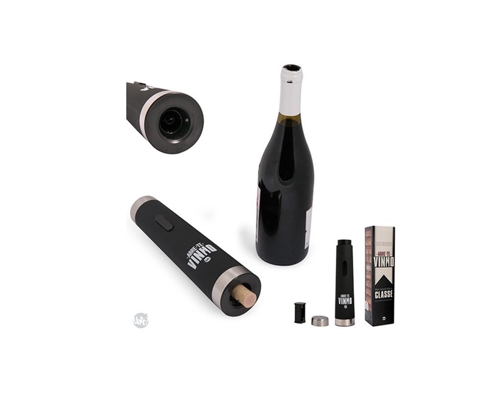 Saca Rolhas Automatico - Preto - Uatt