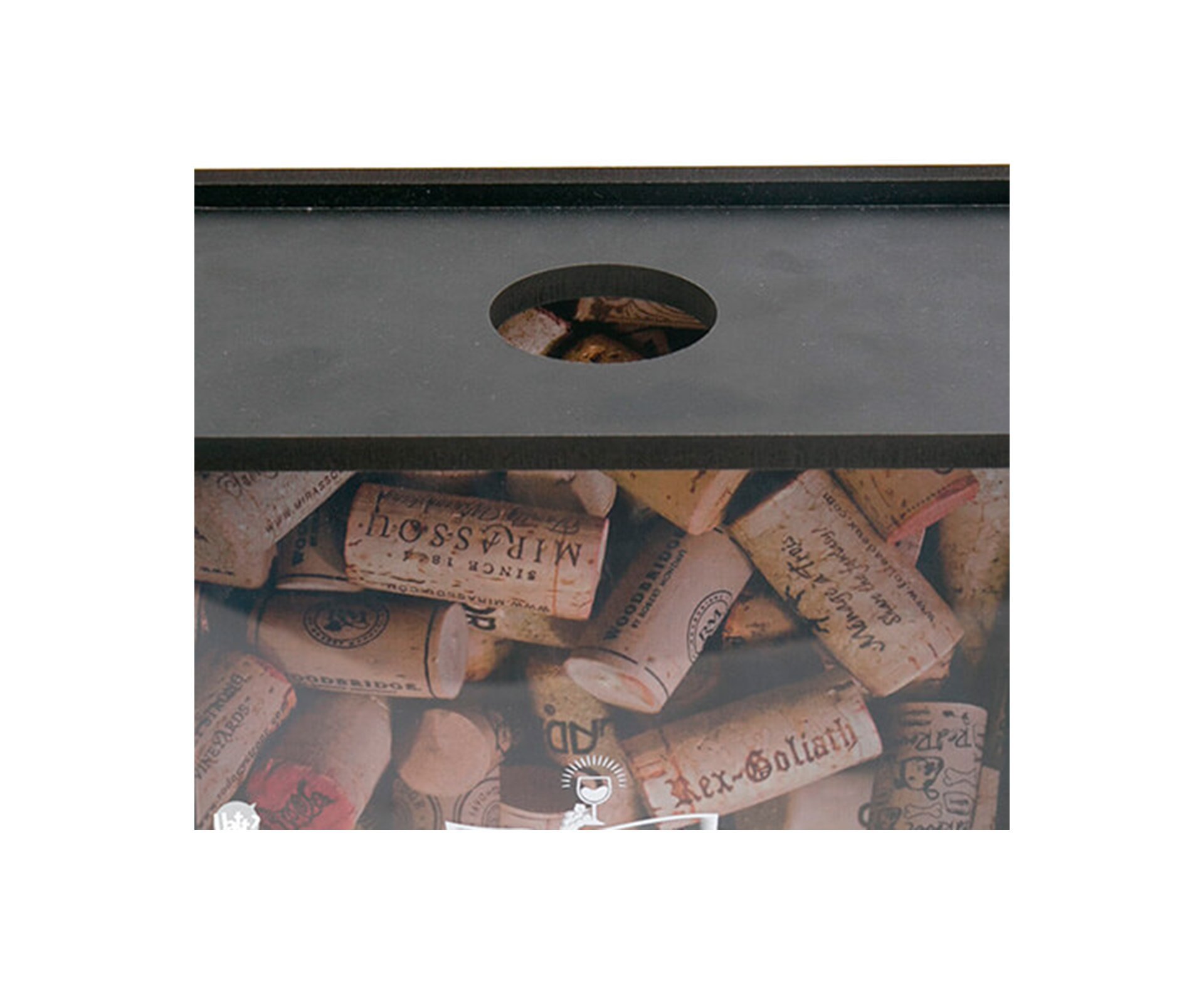 Quadro De Rolhas Com 2 Taças - Bons Momentos - Uatt