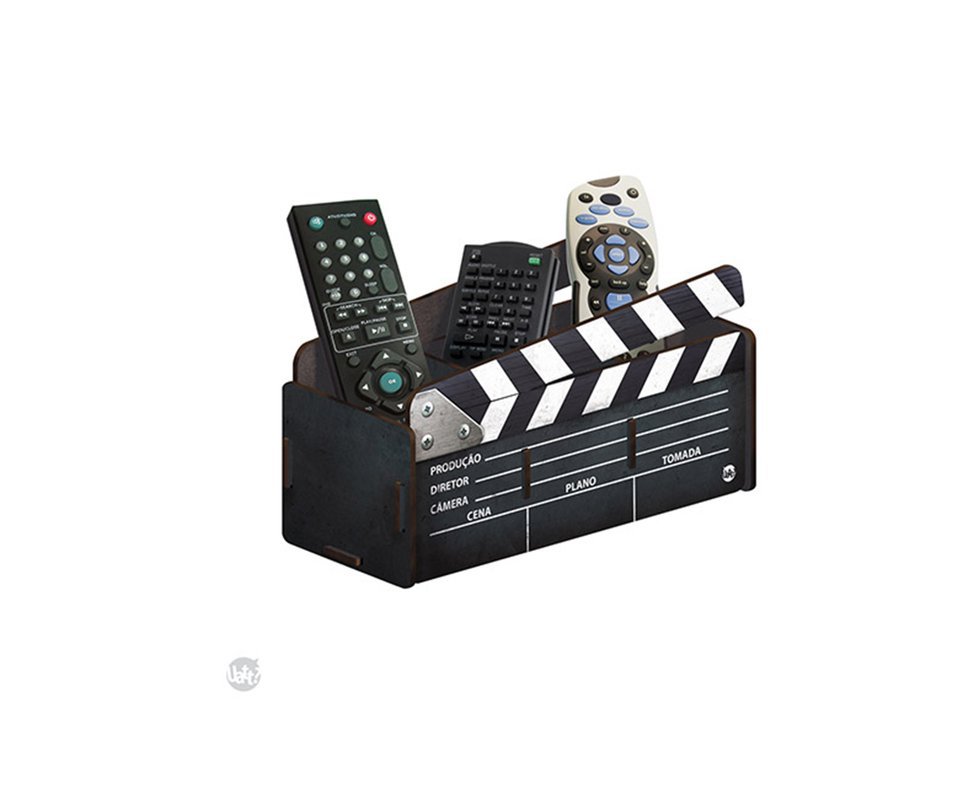 Porta Objetos Madeira - Claquete Cinema - Uatt