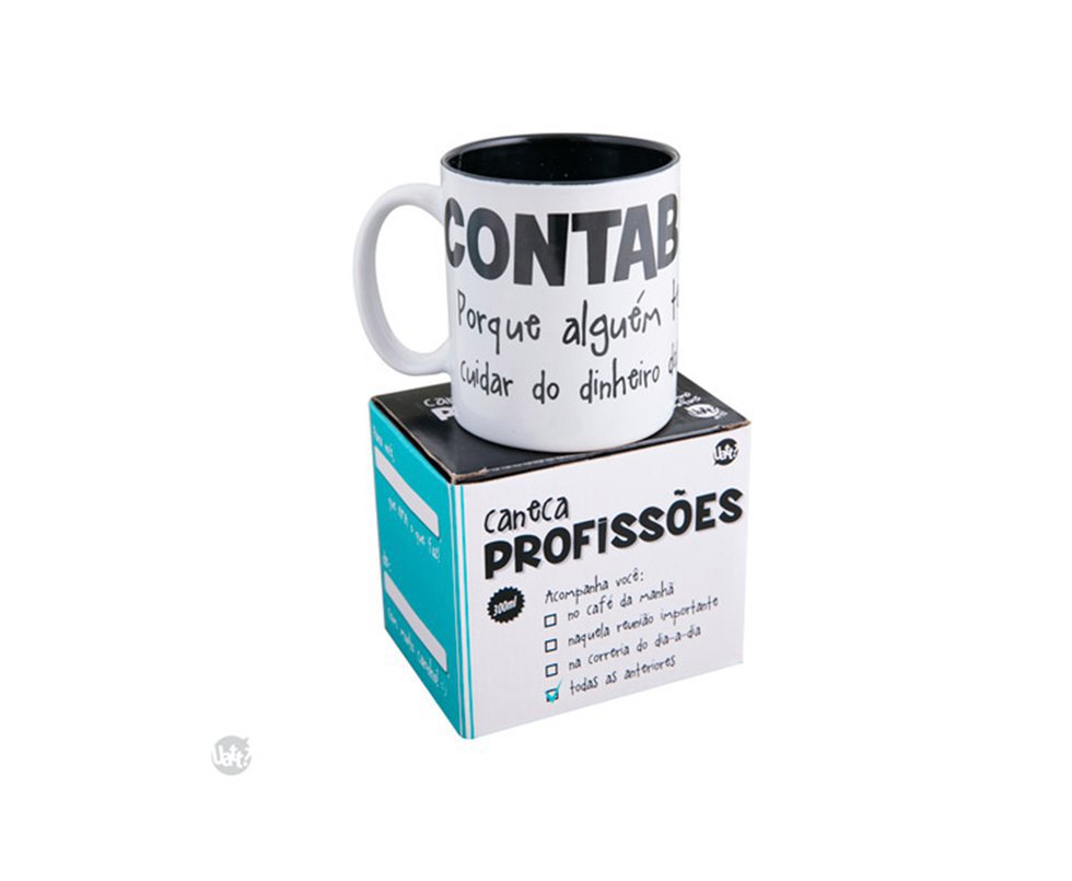 Caneca Profissões - Contabilidade - Uatt