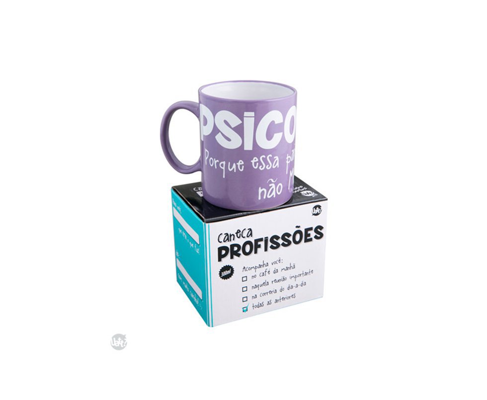 Caneca Profissões - Psicologia - Uatt