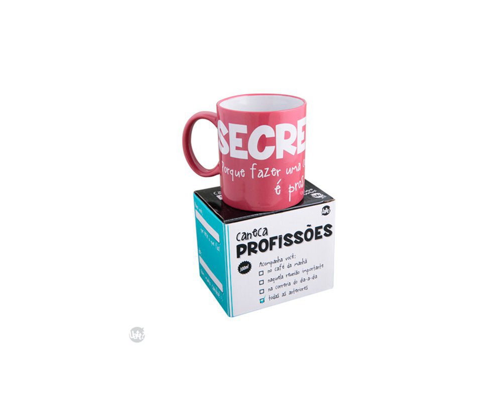 Caneca Profissões - Secretaria - Uatt