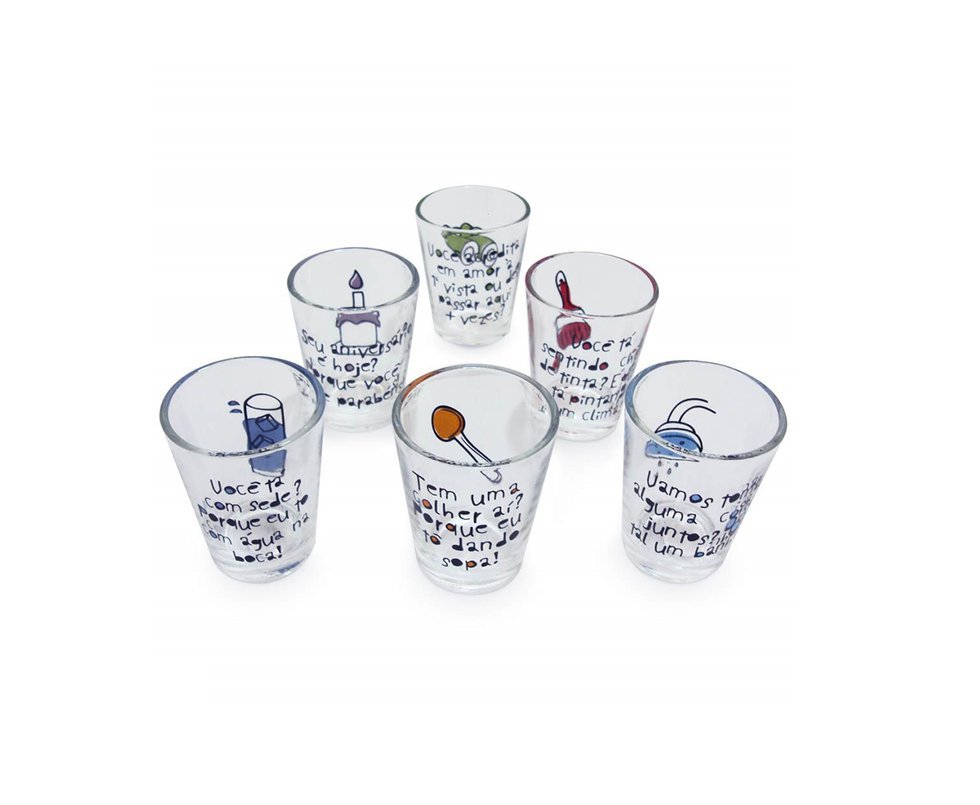 Conjunto Shot (6un) Cantadas - Uatt