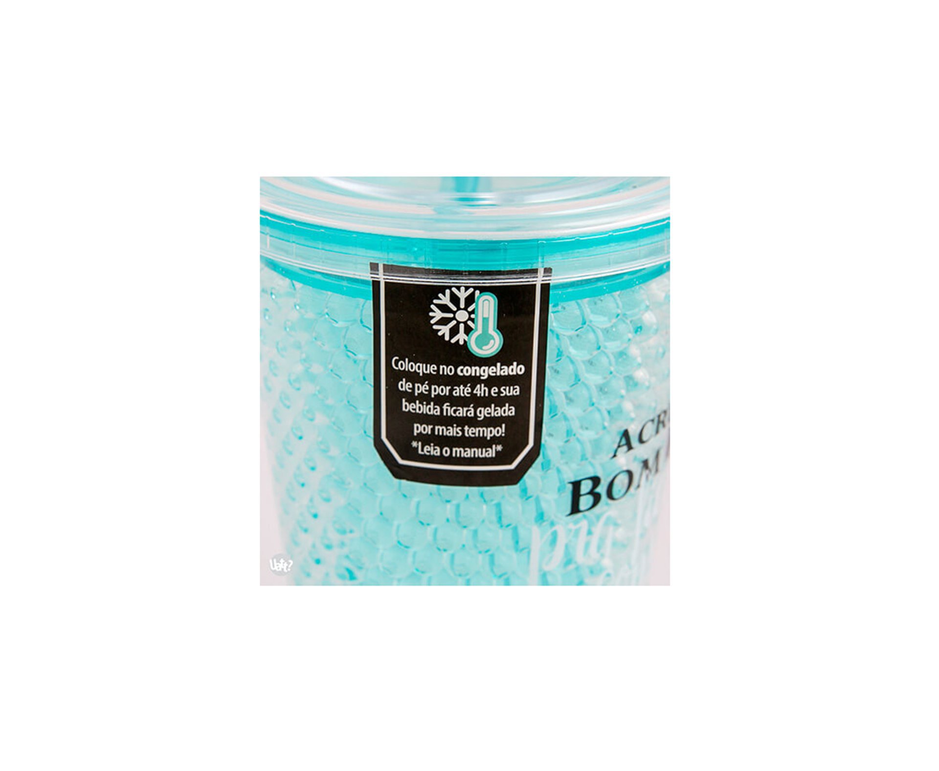 Copo Canudo Termico Gel - Deseja - Uatt