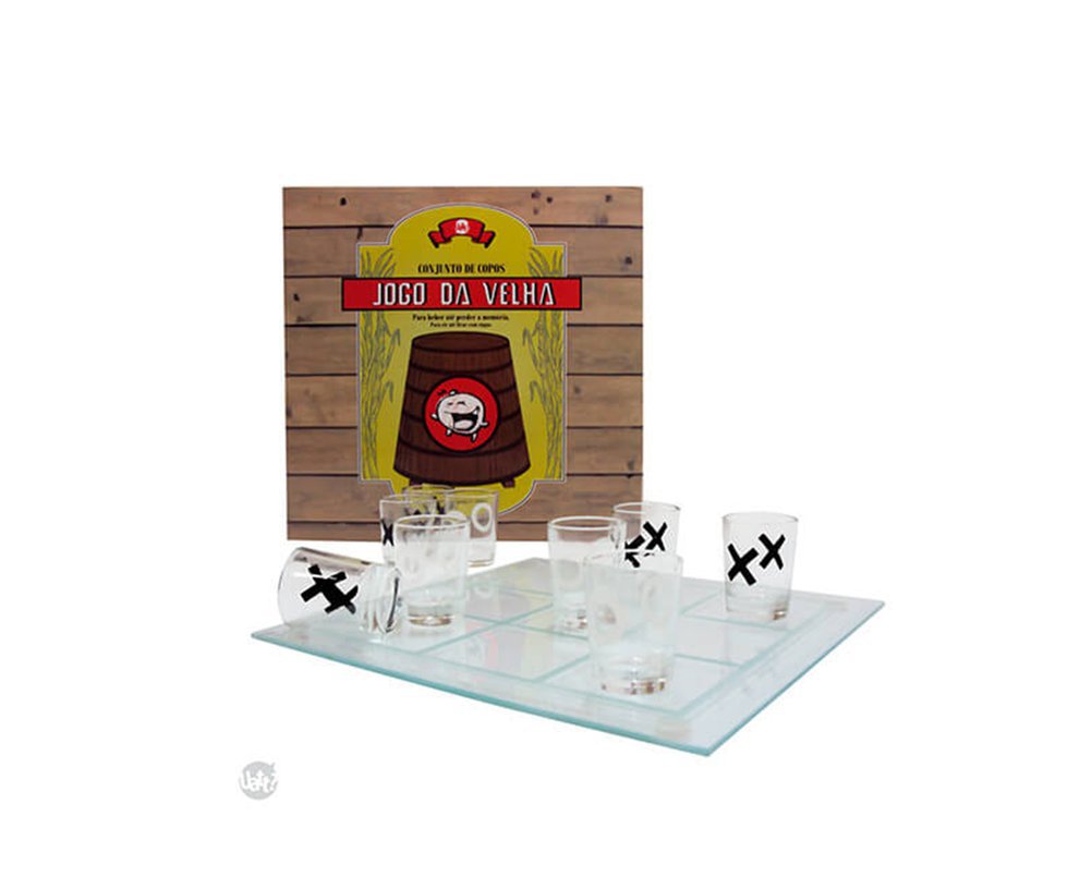 Jogo Da Velha Com Copos M - Uatt