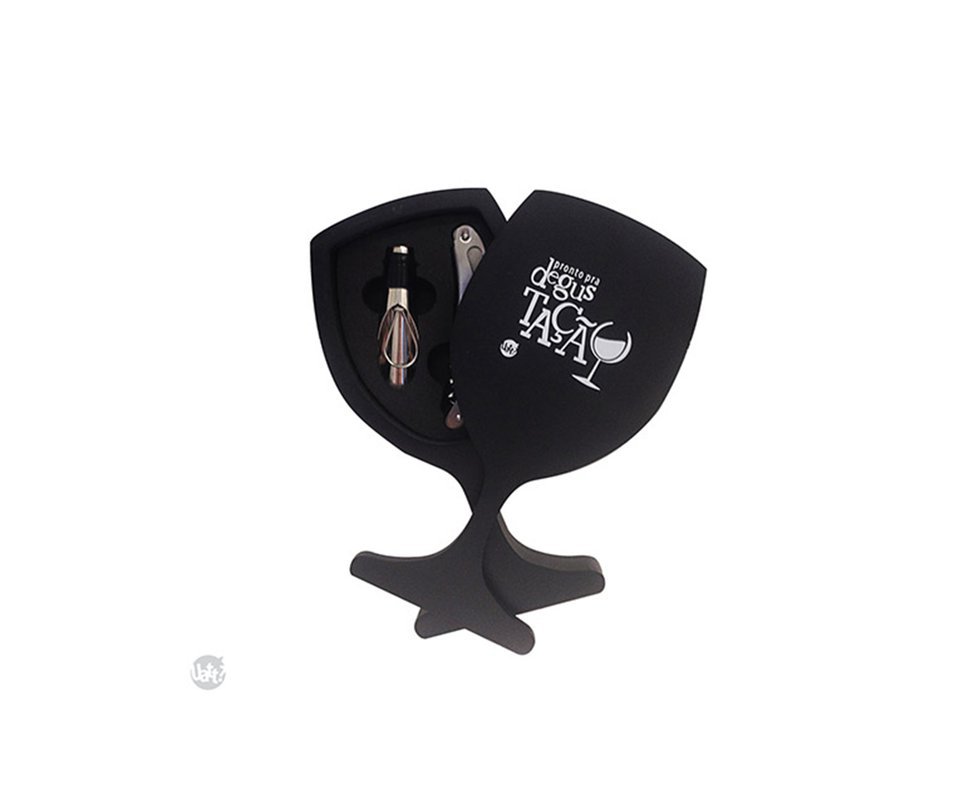 Kit Vinho Taça Mdf - Degustação - Uatt
