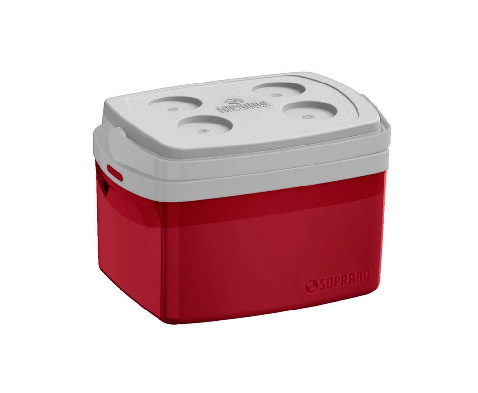 Caixa Termica Tropical 12l Vermelha - Soprano