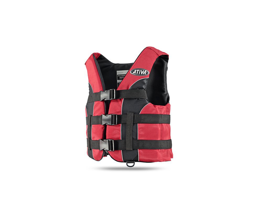 Colete Salva Vidas Nautico Ativa 55 - Vermelho - Ativa
