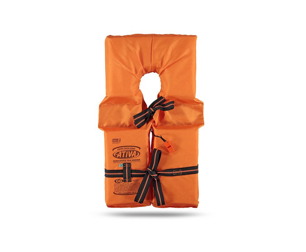 Colete Salva Vida Náutico  Ativa Canga 3 - Ativa
