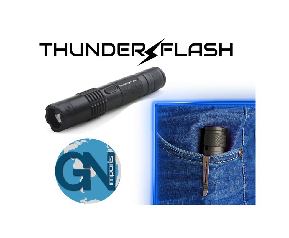 Aparelho De Choque Thunder Flash + Lanterna Tatica Portatil  - Gn Imports