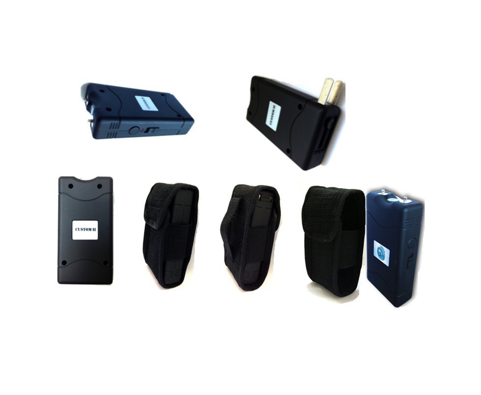 Aparelho De Choque Custom Ii + Lanterna Pmh1067 - Preta - Gn Imports