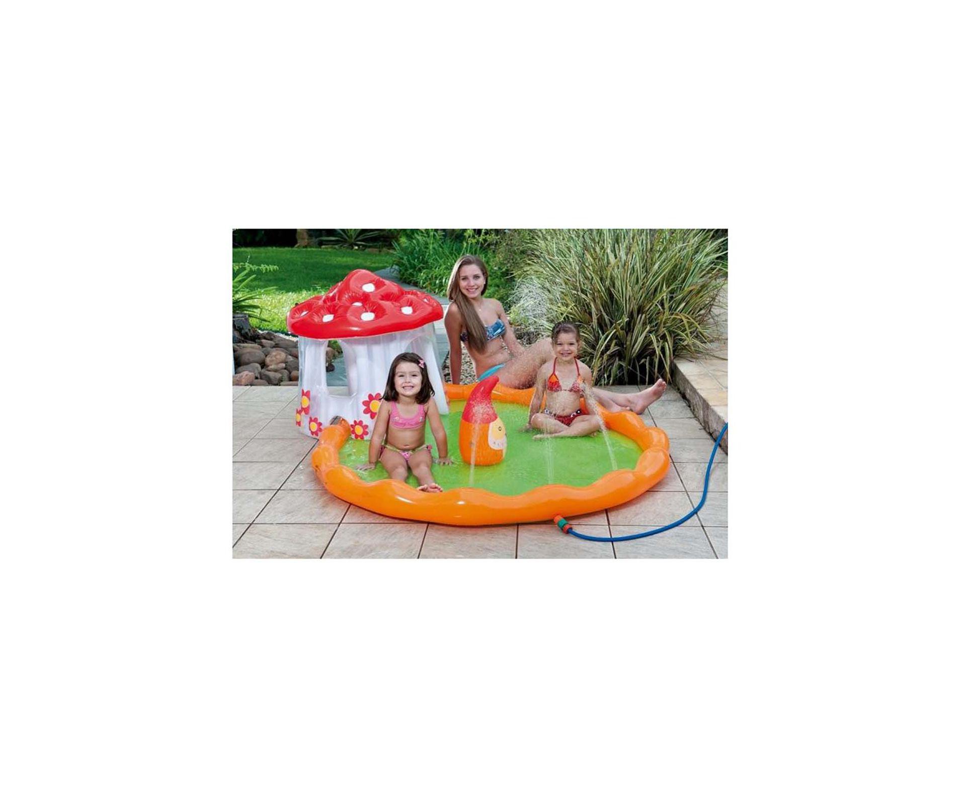 Banheira Inflavel Infantil Mundo Fantasia C/chuveiro - Mor