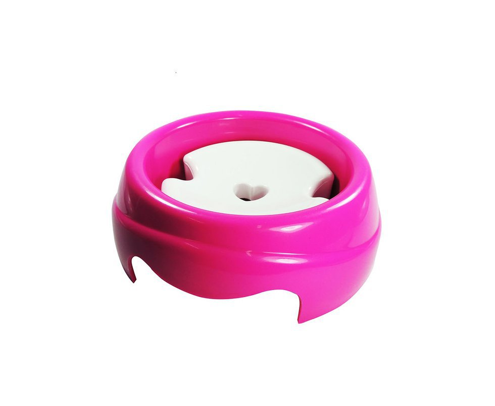 Bebedouro Plast Especial P/caes 1000ml  Rosa - Pelo Longo - Furacão