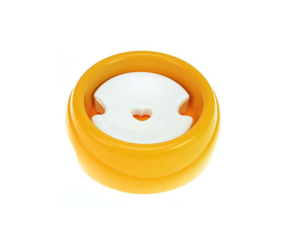Bebedouro Plast Especial P/caes 1000ml Amarelo - Pelo Longo - Furacão