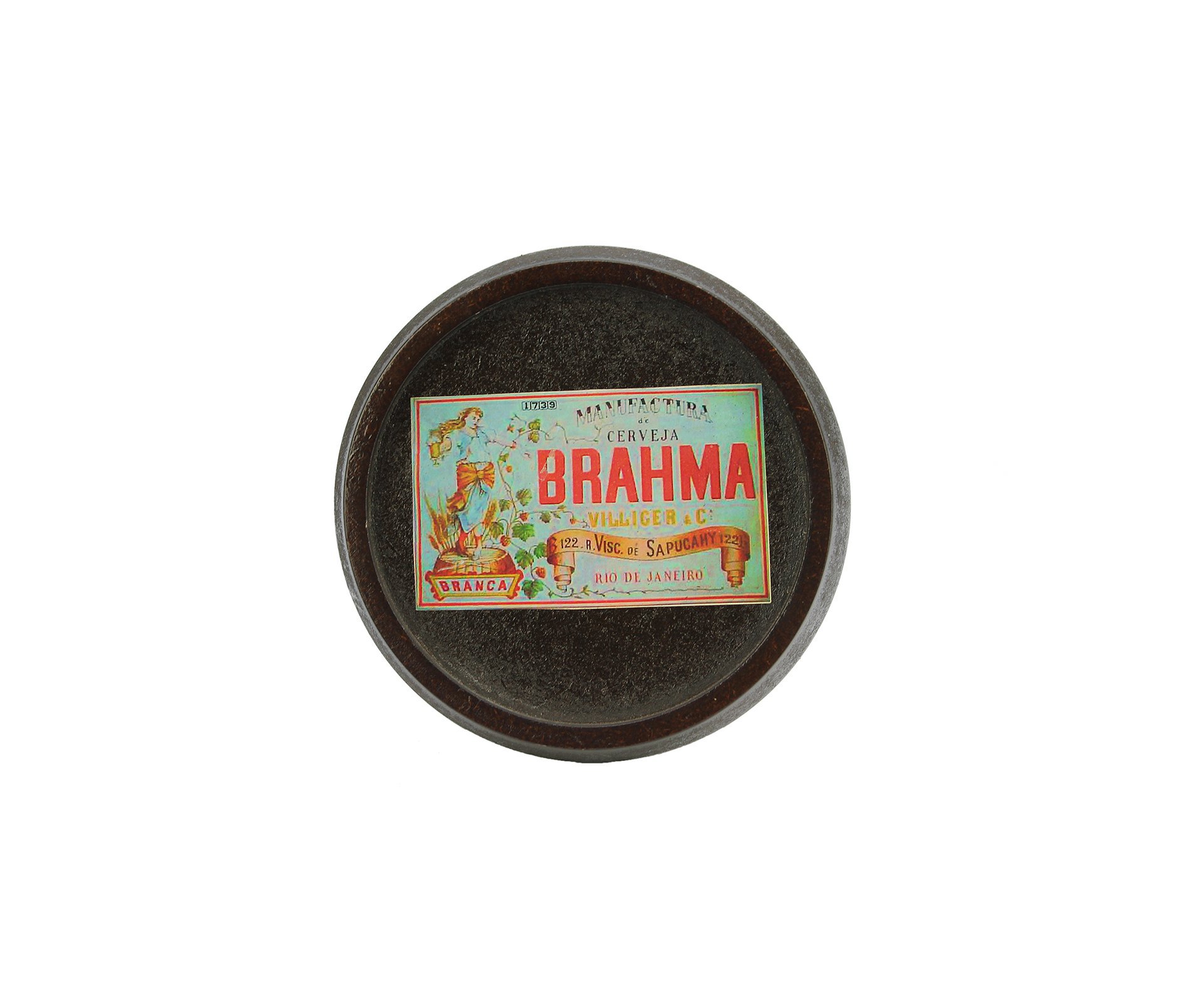 Tampa De Barril Decorativa - Manufactura De Cerveja Brahma - P