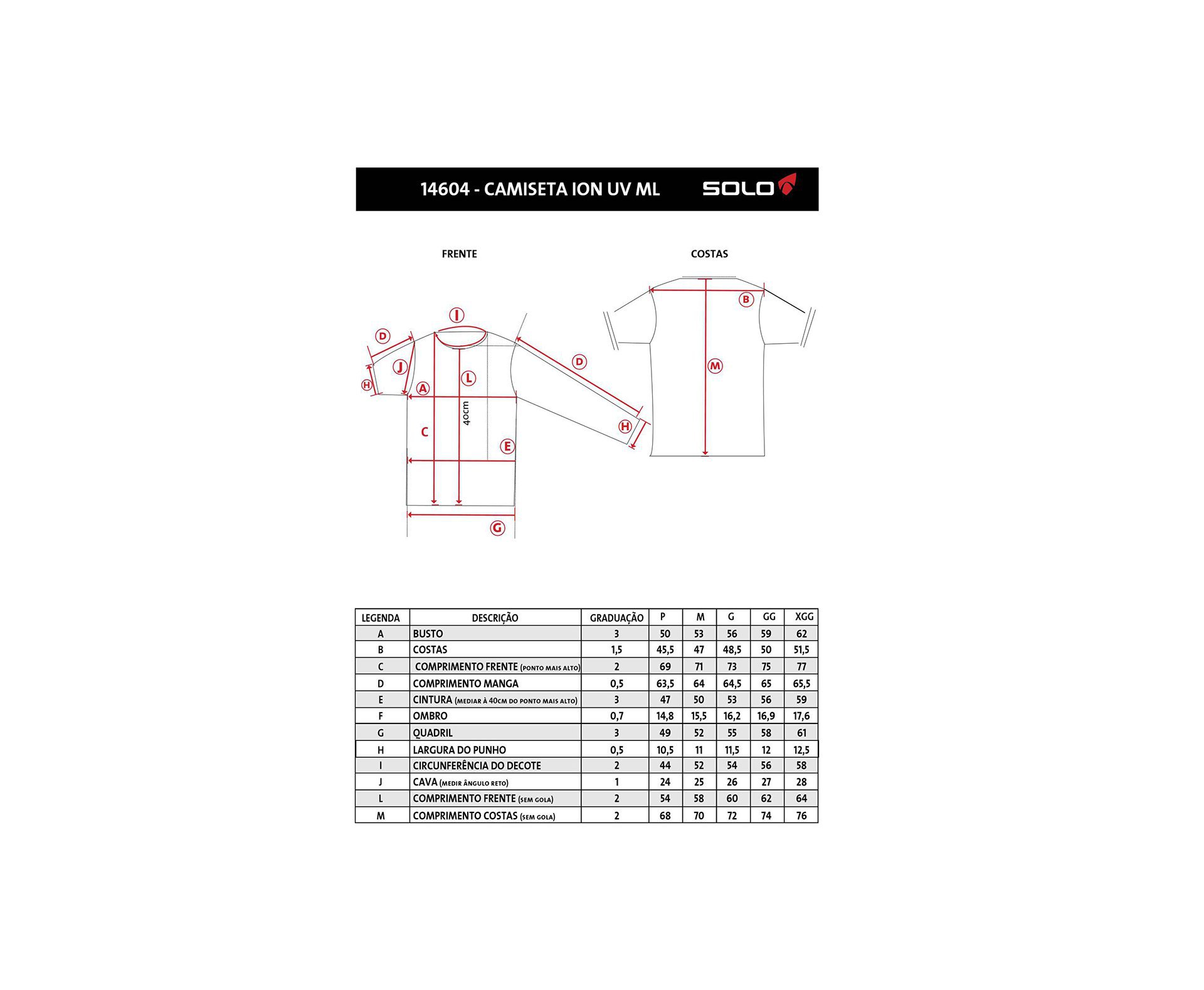 Camiseta Ion Uv Ml Granite - Proteção Uva/uvb 50+ Fps -  Solo - P