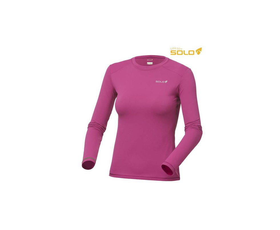 Camiseta Ion Uv Ml Lady Rs Fucsia - Proteção Uva/uvb 50+ Fps -  Solo - PP