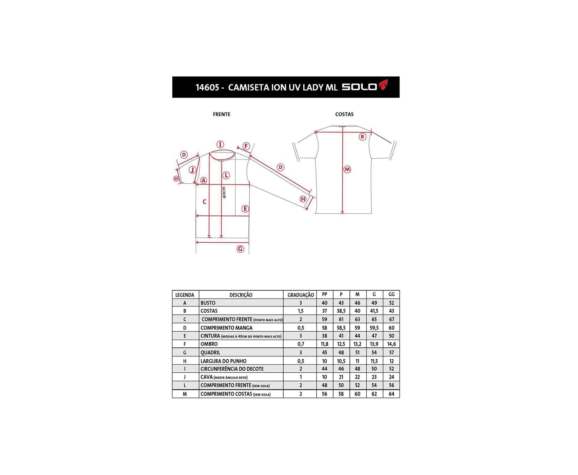 Camiseta Ion Uv Ml Lady Rs Fucsia - Proteção Uva/uvb 50+ Fps -  Solo - PP